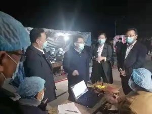 刘洪鹏督导全员核酸检测工作和村级值班值守-爱山亭网