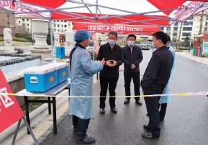 王德海到山城街道督导全员核酸检测工作-爱山亭网