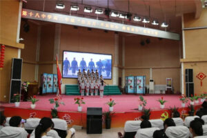 【向党献礼】枣庄十八中高二举行庆祝建党100周年红歌合唱比赛-爱山亭网