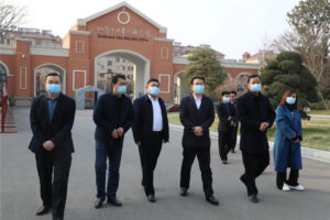 区委常委、宣传部部长赵三丁一行莅临调研指导-爱山亭网