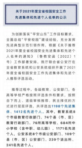 热烈祝贺枣庄翔宇中学获得全省校园安全工作先进集体-爱山亭网