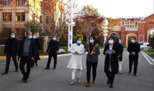 “省级健康促进区”评估组专家莅临枣庄翔宇中学指导-爱山亭网