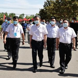 区领导检查高考准备工作-爱山亭网