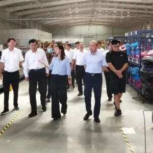 市工商联来我区调研工商联会员企业-爱山亭网