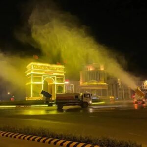 新闻一线 | 山亭区完成全城区全方位160万平方米消杀作业-爱山亭网