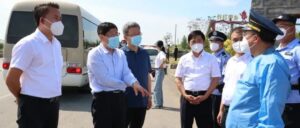 市领导现场督导我区疫情防控工作-爱山亭网