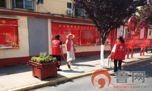 枣庄市市中区中心街街道：中秋假期“我”在岗！文明创建“不打烊”-爱山亭网