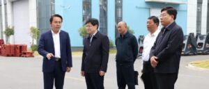 包希安到我区博雷顿企业现场调研-爱山亭网