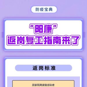如何防“重阳”？“阳康”返岗复工，全场景指南来了！-爱山亭网