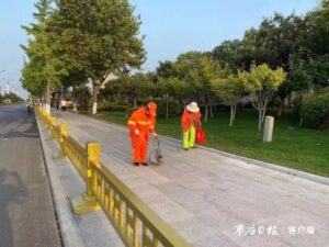 庆祝枣庄建市60周年 新城环卫紧急加入保障队伍-爱山亭网