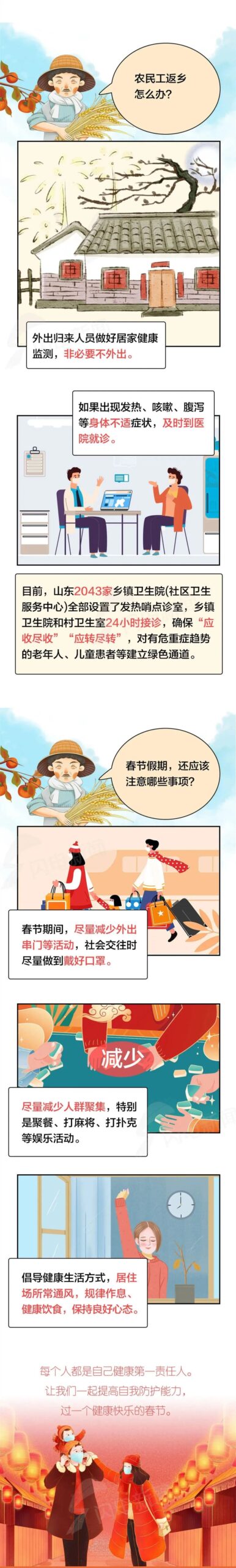 图片[4]-健康微课丨老乡们注意了！六张农村防疫明白卡请查收～-爱山亭网