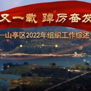 【循光奋进、砥砺前行，我们这一年】砥砺奋进又一载 踔厉奋发谱华章——山亭区2022年组织工作综述-爱山亭网