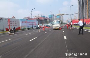 枣庄首条湖底隧道开放-爱山亭网