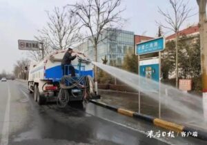 薛城：开展“洗城”行动 刷新城市“颜值”-爱山亭网