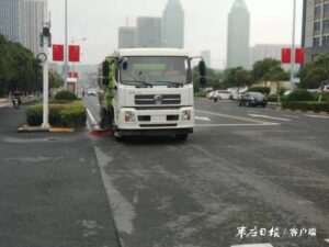 开展扬尘治理专项行动 助力环境污染防治攻坚战-爱山亭网