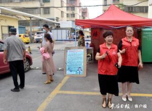 陶庄镇“红马甲”彰显疫情防控“文明”力量-爱山亭网