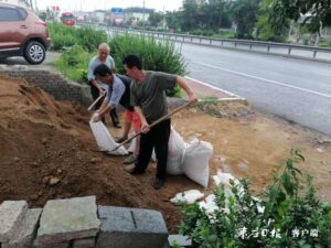 筑牢安全屏障 备战台风“烟花”-爱山亭网