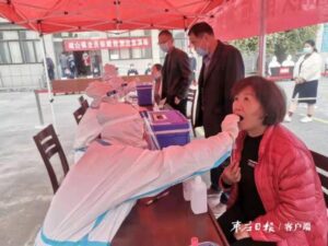 峨山镇开展全员核酸检测应急演练-爱山亭网