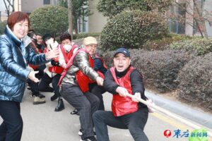 “枣运动 邻距离”社区运动会启动-爱山亭网