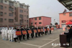 吴林街道举行新冠状肺炎应急处置演练-爱山亭网