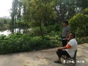 “红袖章” 撑起防溺水安全保护伞-爱山亭网