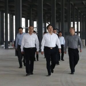 市发改委来我区调研重点项目建设情况-爱山亭网