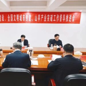 包希安来我区调研重点工作开展情况-爱山亭网