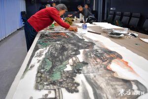 书画名家走进警营-爱山亭网